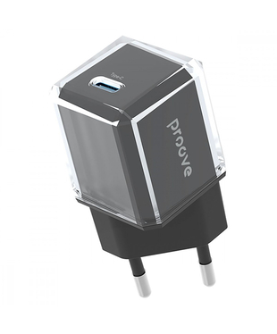 Мережевий зарядний пристрій Proove Pure GaN 30W (Type-C) Black