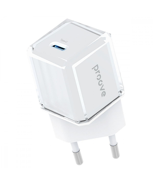 Мережевий зарядний пристрій Proove Pure GaN 30W (Type-C) White