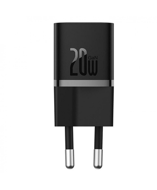 Мережевий зарядний пристрій Baseus GaN5 Mini Fast Charger 20W (Type-C) Black