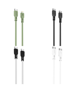 Кабель Proove Rebirth Type-C to Type-С 60W (1m) White