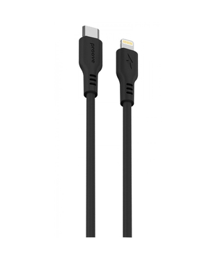 Кабель Proove Rebirth Type-C to Lightning 27W (1m) Black