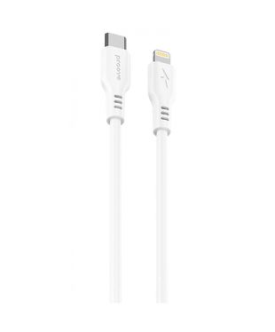 Кабель Proove Rebirth Type-C to Lightning 27W (1m) White