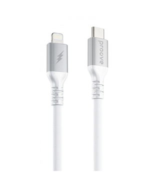 Кабель Proove ReGen Silicone Type-C to Lightning 27W (1m) White