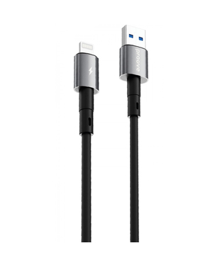 Кабель Proove Silicraft USB to Lightning 2.4A (1m) Black