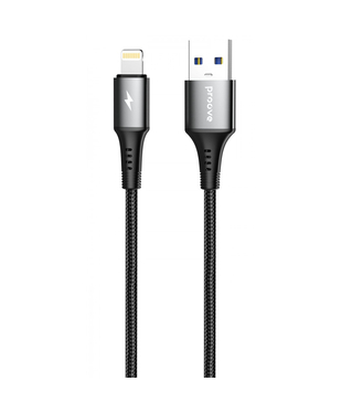 Кабель Proove WireX USB to Lightning 2.4A (1m) Black