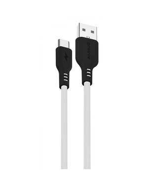 Кабель Proove Rebirth USB to Type-C 2.4A (1m) Black/white