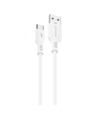 Кабель Proove Rebirth USB to Type-C 2.4A (1m) White
