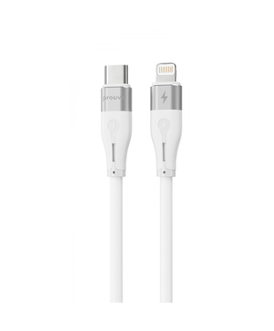 Кабель Proove Soft Silicone Type-C to Lightning 27W (1m) White