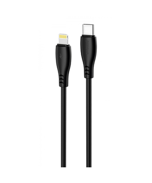 Кабель Proove Simple Silicone Type-C to Lightning 27W (1m) Black