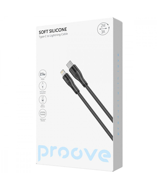 Кабель Proove Soft Silicone Type-C to Lightning 27W (2m) White