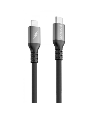 Кабель Proove ReGen Silicone Type-C to Lightning 27W (1m) Black