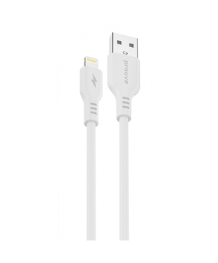 Кабель Proove Rebirth USB to Lightning 2.4A (1m) White