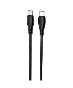 Кабель Proove Simple Silicone Type-C to Type-C 60W (1m) Black
