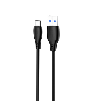 Кабель Proove Simple Silicone USB to Type-C 3A (1m) Black