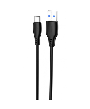 Кабель Proove Simple Silicone USB to Type-C 3A (2m) Black
