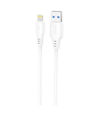 Кабель Proove Simple Silicone USB to Lightning 2.4A (2m) White