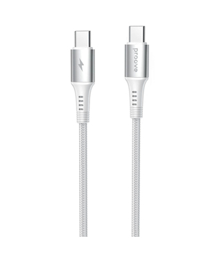 Кабель Proove WireX Type-C to Type-C 60W (1m) White