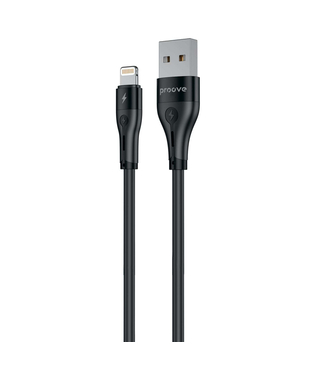 Кабель Proove Soft Silicone USB to Lightning 2.4A (2m) Black