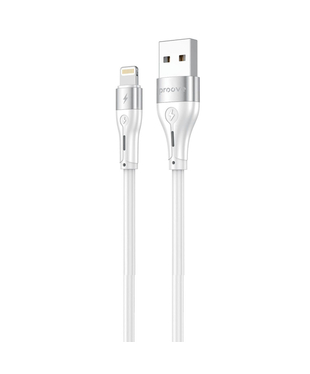 Кабель Proove Soft Silicone USB to Lightning 2.4A (2m) White