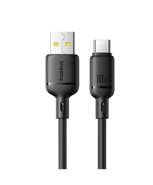 Кабель Baseus Silky Series Fast Charging Type-C 100W (1m) Black
