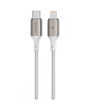 Кабель Proove Dense Metal Type-C to Lightning 27W (2m) White