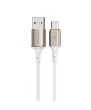 Кабель Proove Flex Metal USB to Type-C 2.4A (1m) White