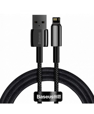 Кабель Baseus Tungsten Gold Fast Charging Lightning 2.4A (2m) Black