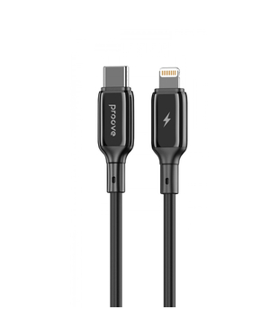Кабель Proove Flex Metal Type-C to Lightning 27W (1m) Black