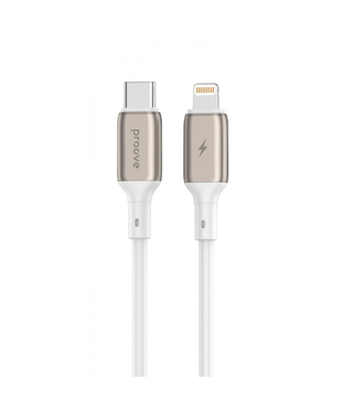 Кабель Proove Flex Metal Type-C to Lightning 27W (1m) White