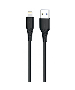 Кабель Proove GridLine USB to Lightning 2.4A (1m) Black
