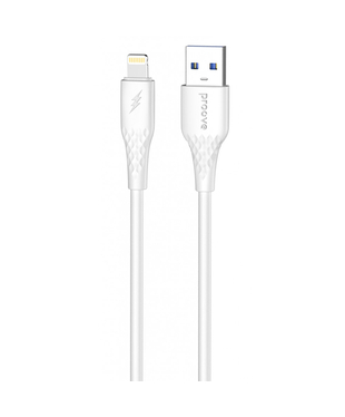 Кабель Proove GridLine USB to Lightning 2.4A (1m) White