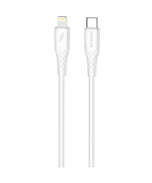 Кабель Proove GridLine Type-C to Lightning 27W (1m) White