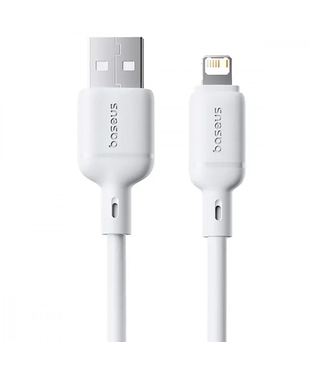 Кабель Baseus Silky Series Fast Charging Lightning 2.4A (1m) White
