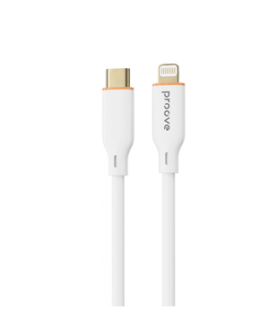 Кабель Proove Jelly Silicone Type-C to Lightning 27W (1m) White