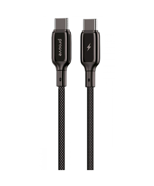 Кабель Proove Dense Metal Type-C to Type-C 60W (2m) Black