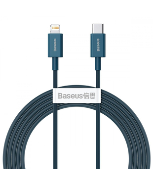Кабель Baseus Superior Series Fast Charging Type-C to Lightning PD 20W (2m) Blue