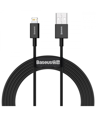 Кабель Baseus Superior Series Fast Charging Lightning 2.4A (2m) Black