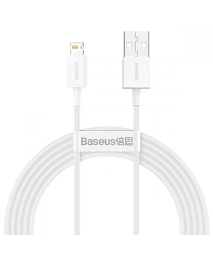 Кабель Baseus Superior Series Fast Charging Lightning 2.4A (2m) White