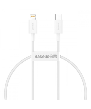 Кабель Baseus Superior Series Fast Charging Data Type-C to Lightning PD 20W (0.25m) White