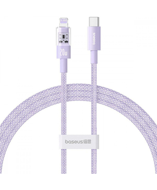 Кабель Baseus Gem Fast-Charging Type-C to Lightning 20W 1m Purple