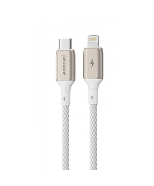 Кабель Proove Dense Metal Type-C to Lightning 27W (1m) White