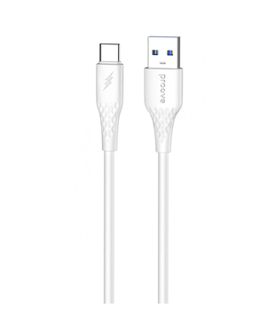 Кабель Proove GridLine USB to Type-C 3A (1m) White