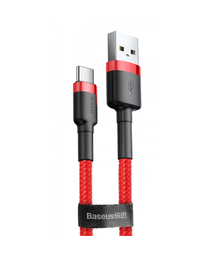 Кабель Baseus Cafule Type-C 2A (2m) Red