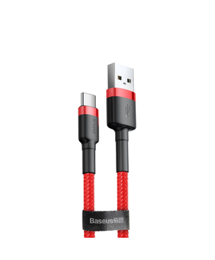 Кабель Baseus Cafule Type-C 3A (1m) Red