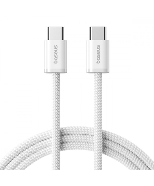 Кабель Baseus Dynamic 4 Fast Charging Type-C to Type-C 100W (1m) White
