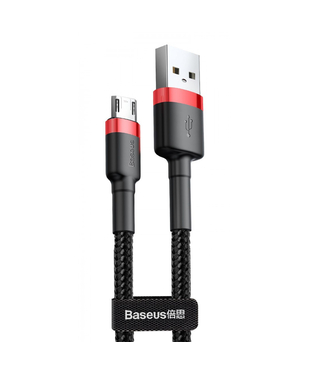 Кабель Baseus Cafule Micro USB 1.5A (2m) Red/black