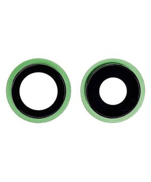 Стекло камеры с ободом и держателем iPhone 12/ 12 mini green original