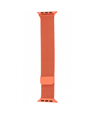 Ремешок Milanese Loop Apple Watch 42/44 mm Orange, Цвет: Оранжевый, Оригинальное название цвета: Orange, Диагональ экрана: 1,78 (44 mm)
