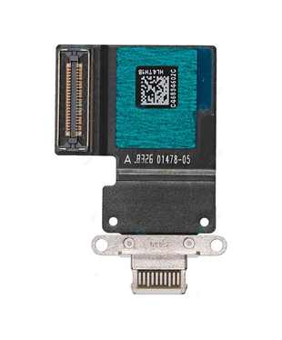 Шлейф (flex) для iPad Pro 11" (2018)/Pro 11" (2020)/Pro 11 (2022)/Pro 12.9 (2018)/Pro 12.9 (2020)/Pro 12.9 (2022) White с разъемом зарядки Оригинал