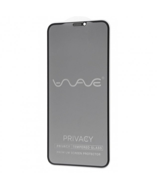 Защитное стекло антишпион WAVE Privacy IPhone 12/12 Pro (black)